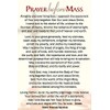 Catholic Springtime Prayer Before and After Mass Large Holy Card