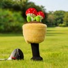 Mushroom Plush Golf Driver Headcover with Sock, Funny Golf Head
