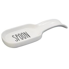 Urban Kitchen Stoneware Spoon Rest, White
