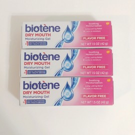 3 pack - Oral Balance Dry Mouth Moisturizing Gel 1.5 Oz By Biotene