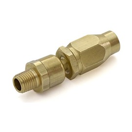 BluBird Fast Fix - 1/4" Air Hose Assembly Repair Fitting - w/ 1/4" MNPT Swivel - FFSW14