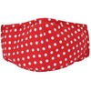 Red Polka Dot 100% Cotton Washable And Reusable Face Mask