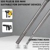 WGLOSI 9PCS Concrete Hole Saw Kit,Masonry Hole Saw with SDS