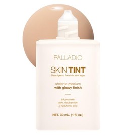Palladio Skin Tint Líquido con Aloe, Niacinamida y Ácido Hialurónico - Base de Cobertura Media