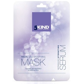 Intensive Sheet Mask for Face & Neck by 5Kind (Pack of 1) - Anti-Ageing Sheet Face Mask - Cleansing Face Masks Skincare with Hydrating Collagen Serum - Hydrating Face Masks Beauty - Collagen Face Mask