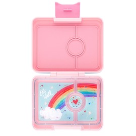 Yumbox Snack Lunch Box, Power Pink (Rainbow)