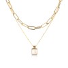 XILAZAB Gold Plated Layered Choker Necklace for Women Dainty Gold