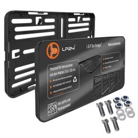 License Plate Holder 240 x 130 Light Motorcycle License Plate Holder Tractor 240 x 130 Frameless Number Plate Holder Number Plate Amplifier Trailer License Plate Holder with Mounting Material