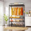 Ulif H4 Plus Portable Closets, 4-Tier Clothes Garment Rack for