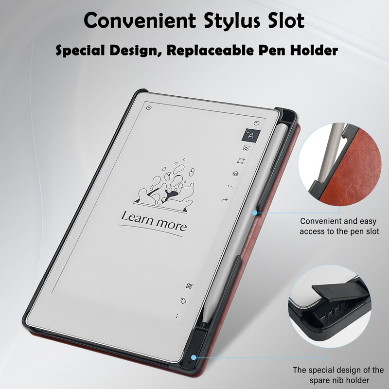 Aippdo Case for Remarkable Paper Pro Move 7.3 inch 2025,Hard