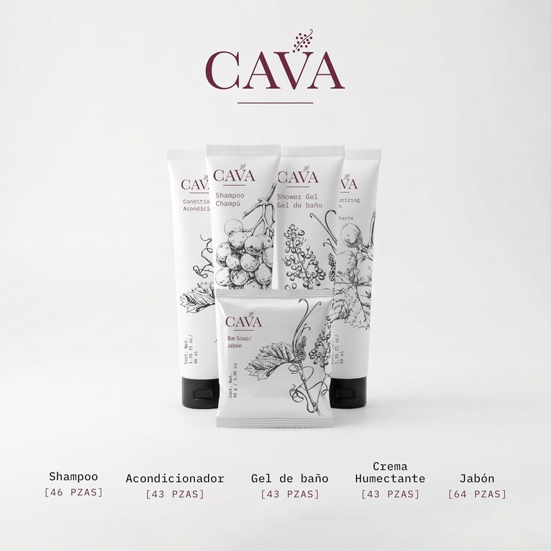 Jypesa Kit Amenidades Hotel Cava 239 piezas – lujo para