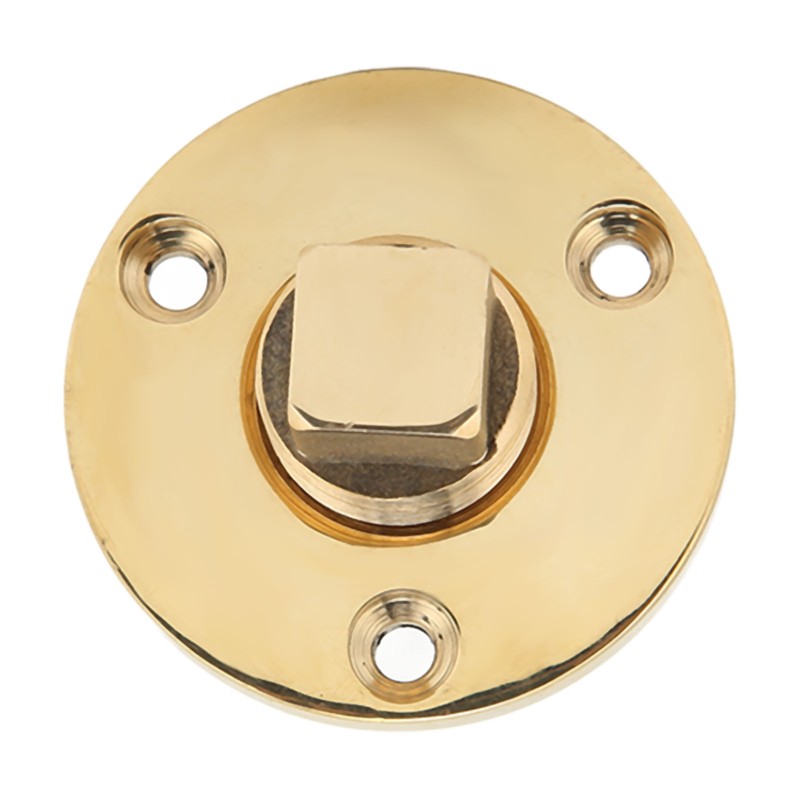 Marine Drain Plug Kit 25mm/1in Mounting Hole Bronze Mirror Polished