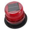 Solar Beacon Light Caution Light 8 LED Dusk to Dawn