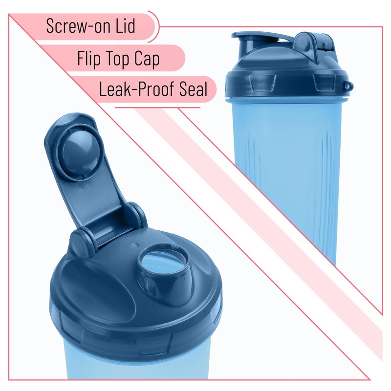 Mr. Pen- Shaker Bottles for Protein Mixes, 28 oz, 2