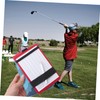 Kisangel Golf Scorecard Book Stylish Oxford Scorekeeping Holder Portable Golfs