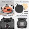 Baker’s Friend Electric Pizza Oven Indoor Countertop, 12 Inch Pizza
