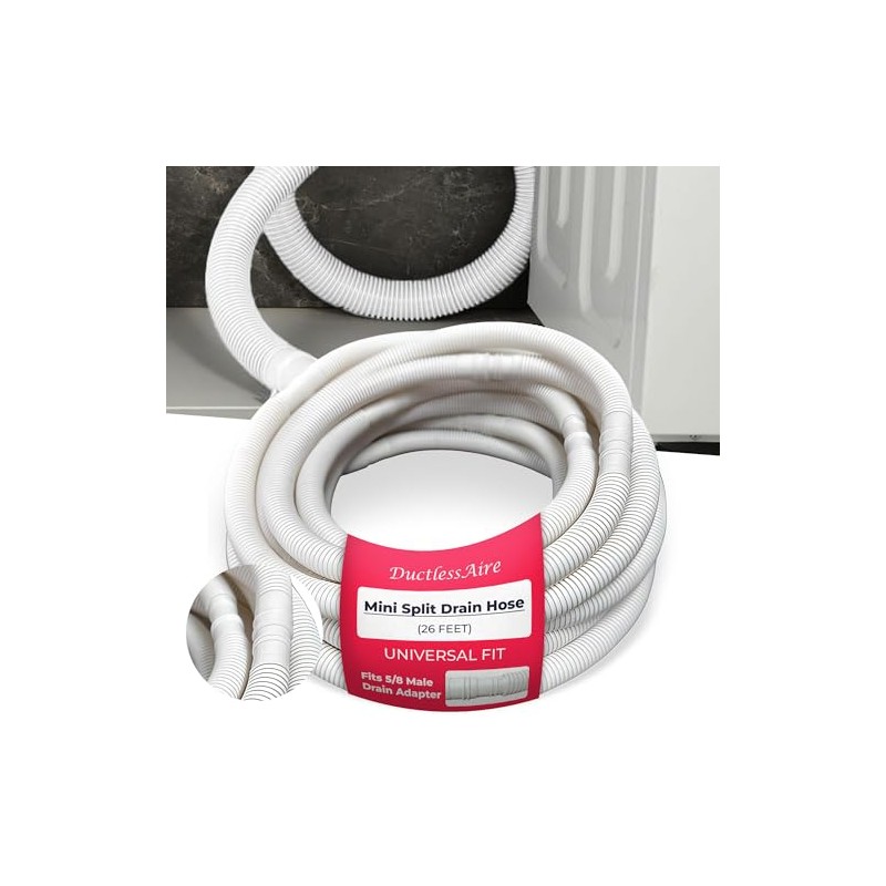 DuctlessAire Mini Split Drain Hose - Condensate Drain Line for