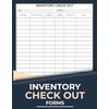 Inventory Check Out Forms: Equipment Sign Out Record Logbook For