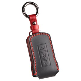 [smasol] DELICA D5 Delica D5 Jasper New Outlander Triton Key Cover Genuine Leather Mitsubishi Outlander Smart Key Case Mitsubishi Outlander PHEV gn0w Key Case, Black / 5 Button