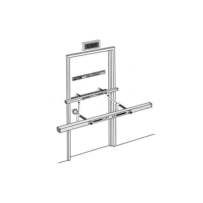 Exit Security Bar SB-01-0032, for 32" Door Width