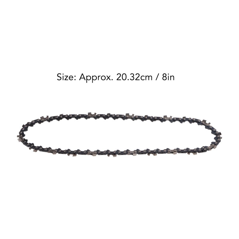 2PCS 8 Inch Chainsaw Chain High Hardness Manganese Steel Mini