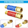 VAPHY Oxygen Acetylene Flashback Arrestors Set Regulator End 9/16-18 Threads