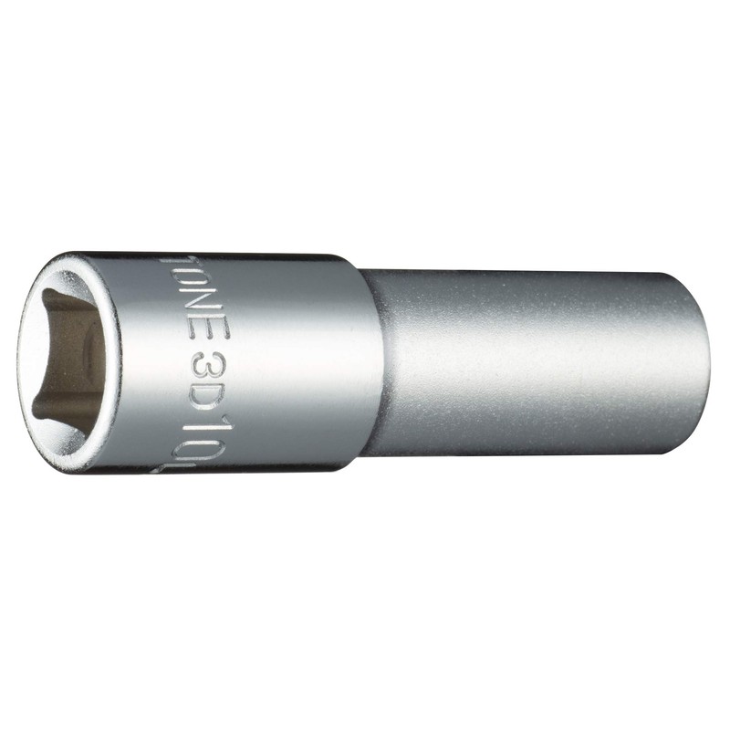 TONE Deep Socket (12 Square) 3D-10L Insertion Angle 0.3 inch