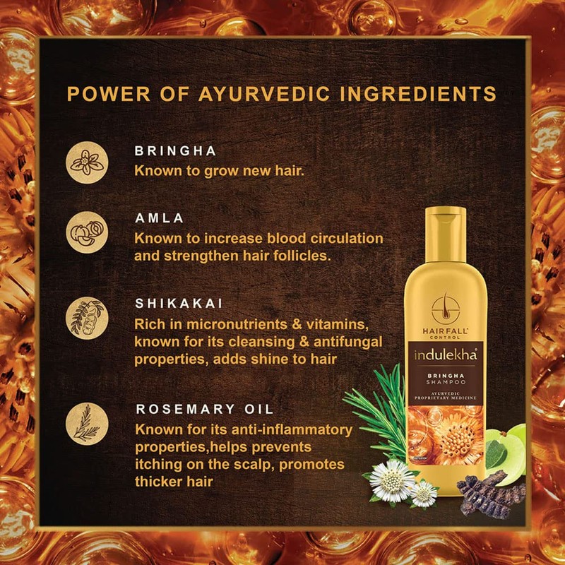 Indulekha Bringha Anti Hair Fall Shampoo - 200ml