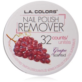 Beauty 21 Cosmetics Nail Polish Remover Pads, Grape Scent, 1 Ounce