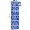 KEKA 120 Cajas para Bingo Tradicional, 90 Bolas (Azul)
