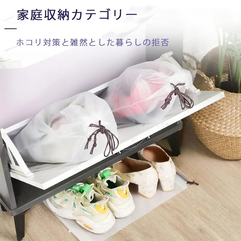ZHSHXNGY Clothes, Waterproof, Transparent, Set of 12, Shoe Bag, Shoe