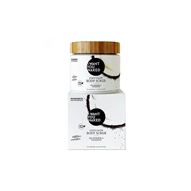 I want you naked Body Scrub Super Size, Coco Glow