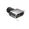 Ulter Sport Exhaust finisher - Oval 110x45mm - Length 80mm