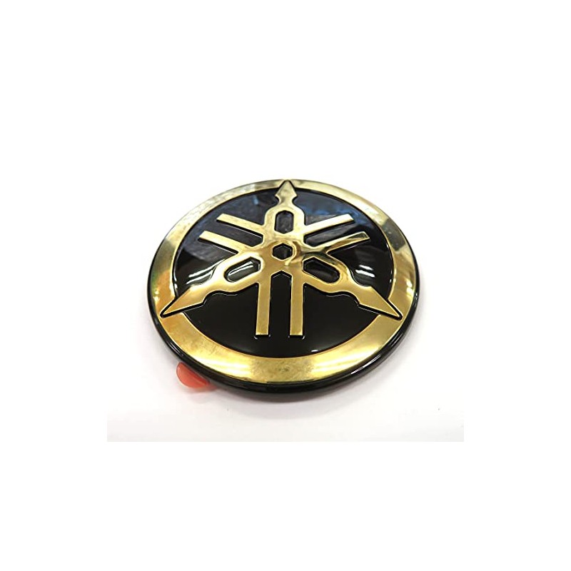 Yamaha Genuine Yamaha Tuning Fork Logo Emblem Sticker Aluminum Coating