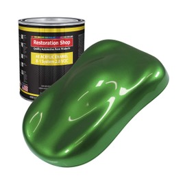 Restoration Shop - Gasser Green Metallic Acrylic Enamel Auto Paint - Gallon Paint Color Only - Professional Single Stage High Gloss Automotive, Car, Truck, Equipment Coating, 2.8 VOC