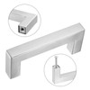 sourcing map 10 Pack Square Bar Drawer Handles, 3 Inch
