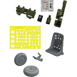 Eduard EDU644189 1/48 Look Plus Mitsubishi A6M3 Zero-Type Ship Fighter Instrument Board Parts Set (for Edual) Plastic Model Parts