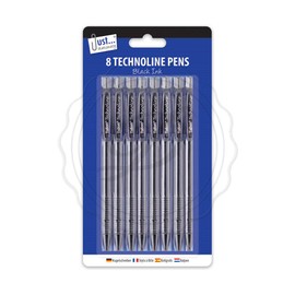 Just stationery 8 Technoline Pens, 1024