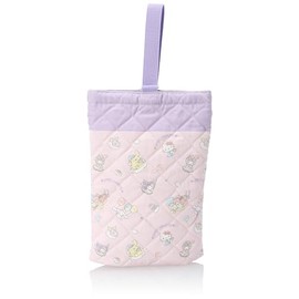 Sanrio Characters QSC21650 Shoe Case, Quilted Shoe Case, Kids, Pink, Pink