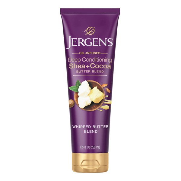 Jergens Shea and Cocoa Whipped Body Butter Lotion, Tone Enriching