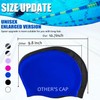 Women Silicone Swimming Cap, High Elasticity Thick Swim Hats for