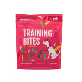 Momentum Carnivore Nutrition Freeze-Dried Beef Training Bites – Two Ingredients-Beef Kidney and Beef Heart, Grain-Free, All-Natural Dog Treats –Made in USA – Perfect for Training & Rewards- 3 oz Bag