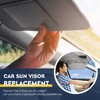 2Pcs Driver & Passenger Side Sun Visor Without Light Fit