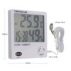 Jumbo Max Min Thermometer and Hygrometer with Clock, Indoor and