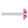 T Square Ruler 8in Drawing Metal Woodworking Layout Measuring Scriber
