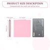 YOLCAR 1X/2X Magnifying Compact Mirror with PU Leather, Mini Mirror