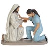Dicksons Praying Nurse with Jesus 5 x 6 Resin Decorative