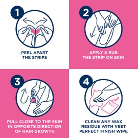 Veet Pure Body Cold Wax 20 Strips