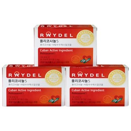 Reydel Policosanol 5 200mg 30 tablets 3 boxes / 레이델 폴리코사놀5 200mg 30정 3박스