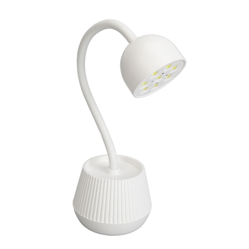 Lotus Shape Nail Lamp 360 Degree Rotatable Infrared Induction Gooseneck